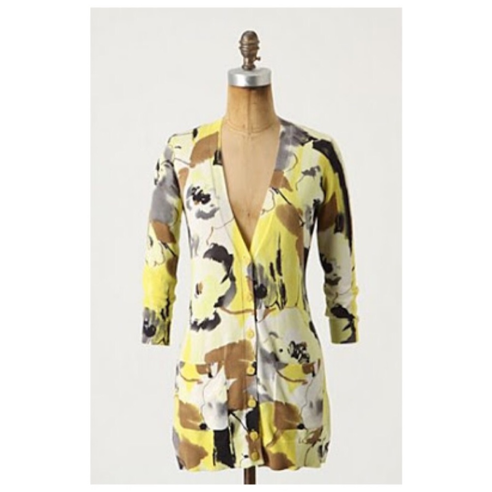 Anthro ‘OIL PAINTING CARDIGAN’